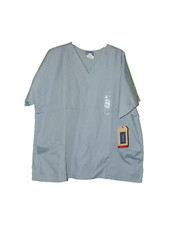 Cherokee Traditional Gray Scrub Top Xl Women New