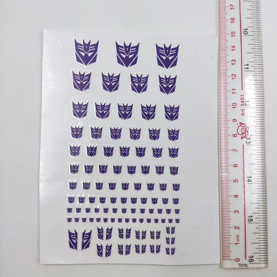 2pcs Deformation G1 Decepticons+Autobots Symbol Sticker Decal for Custom COOL - Image 3 of 3