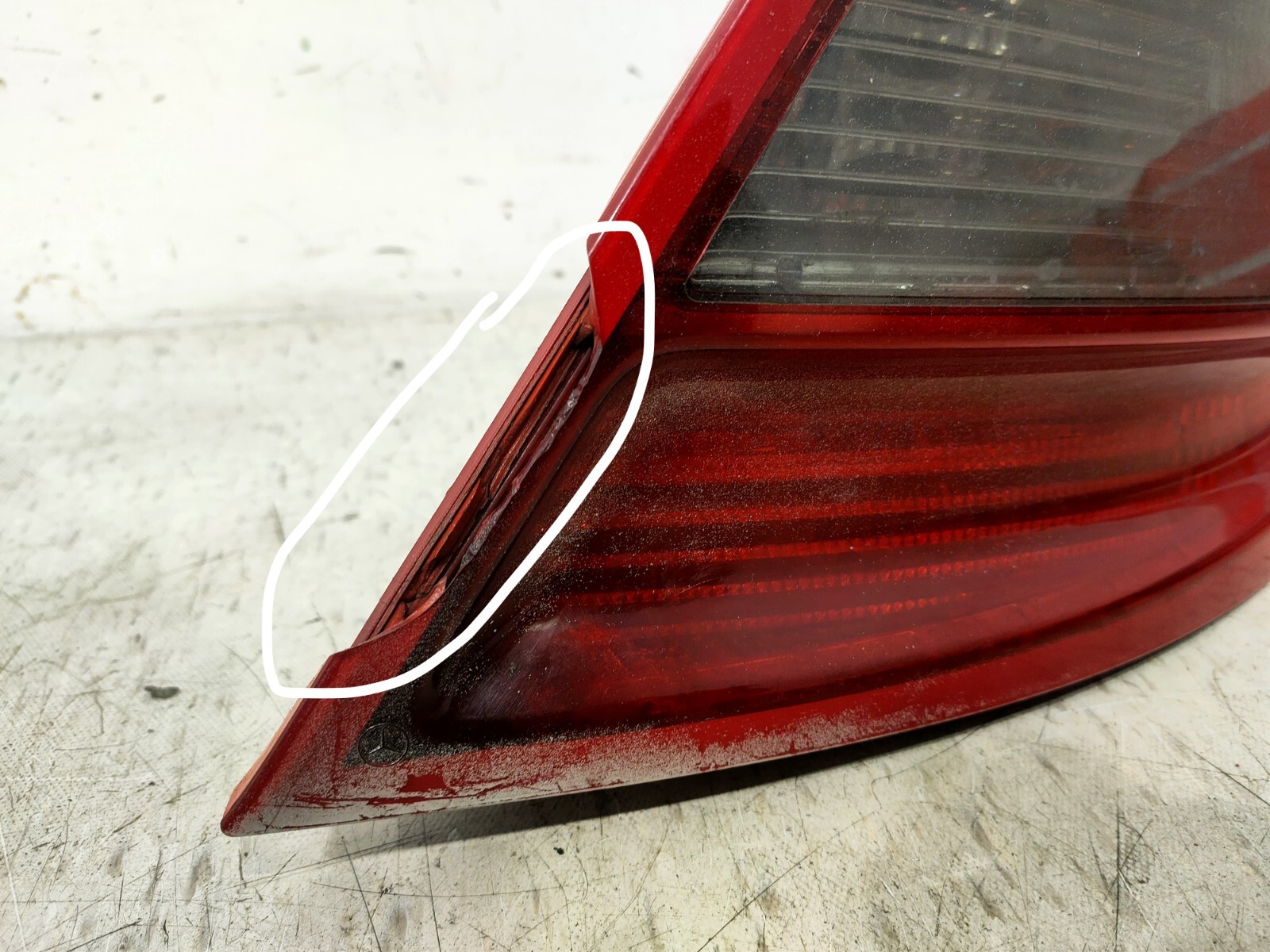 2008 MERCEDES C CLASS W204 DRIVER SIDE REAR LIGHT 2048203064 eBay