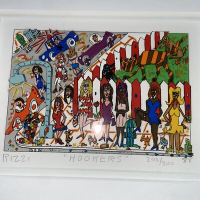 James Rizzi 3D “Hookers” Signed And Numbered 1988 | eBay