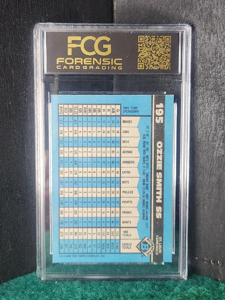 Bowman 75 años de Bowman 2023 recompra automática #195 Ozzie Smith #'d 15/38 Foto 2 de 2