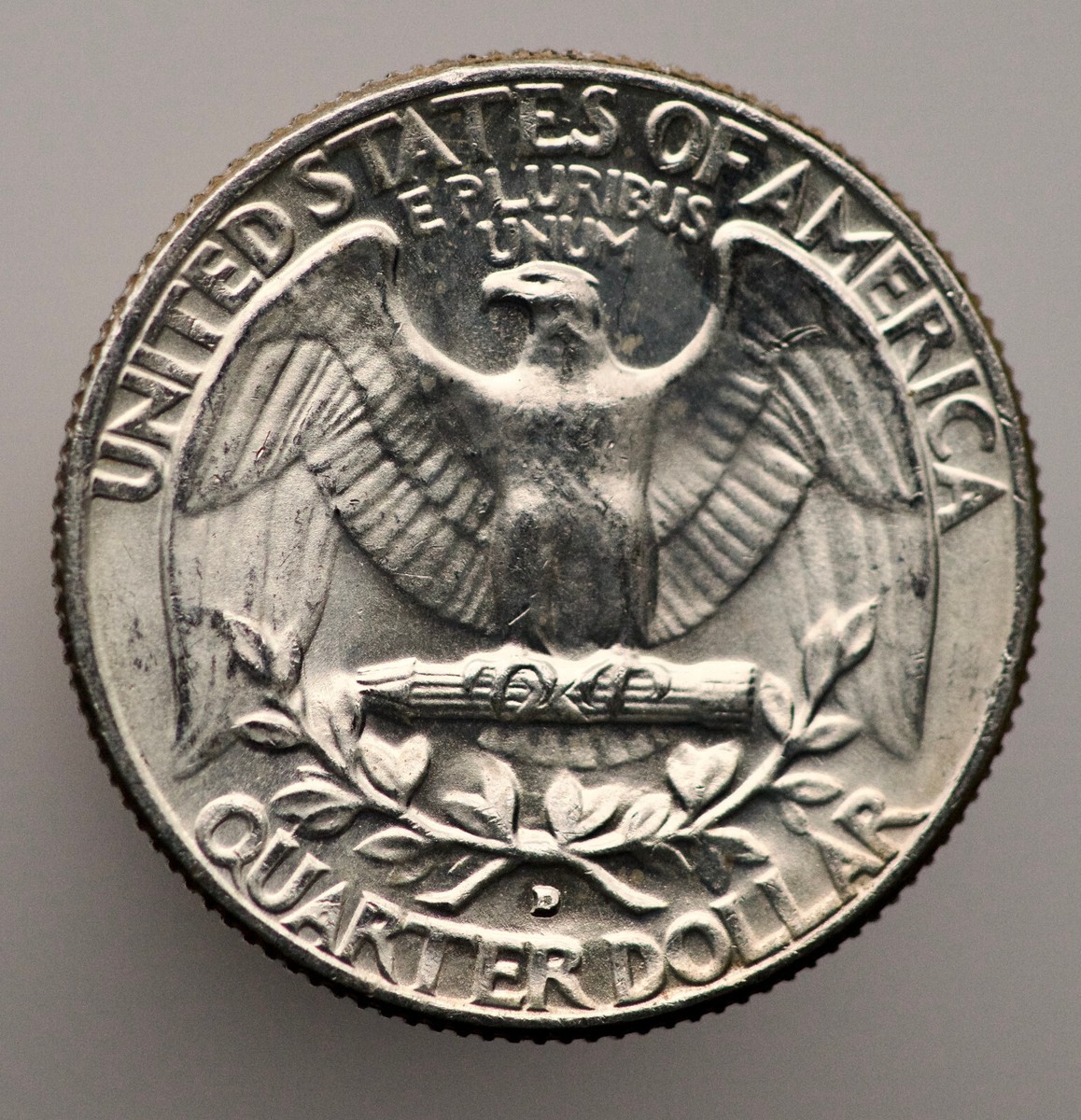 1964-D Washington Quarter Brilliant Uncirculated 90% Silver .1808