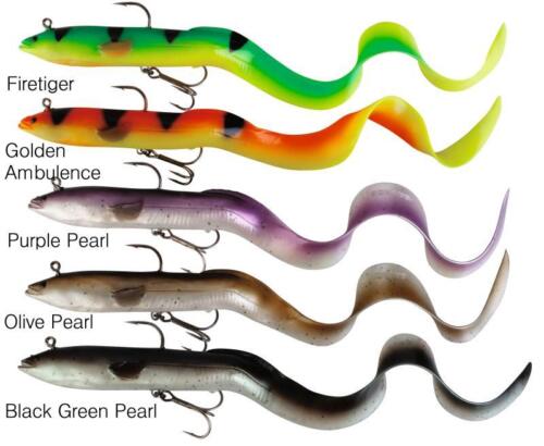 SAVAGE GEAR Real Eel Lures (Ready to Fish) - 20cm / 38g - All Colours - Zdjęcie 1 z 1