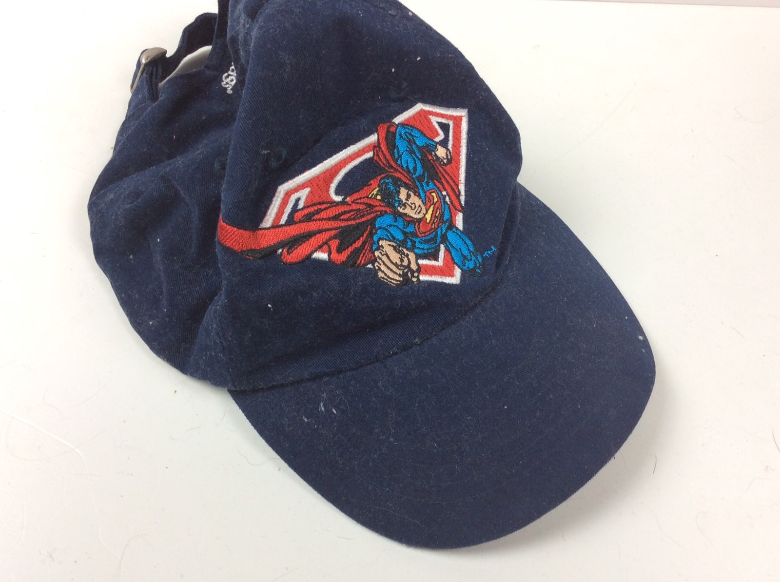 Superman Dc Comics Six Flags Hat Adjustable Baseb… - image 1