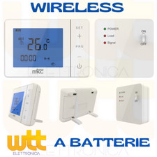 TERMOSTATO AMBIENTE CALDAIA RISCALDAMENTO wireless senza fili viaradio on air