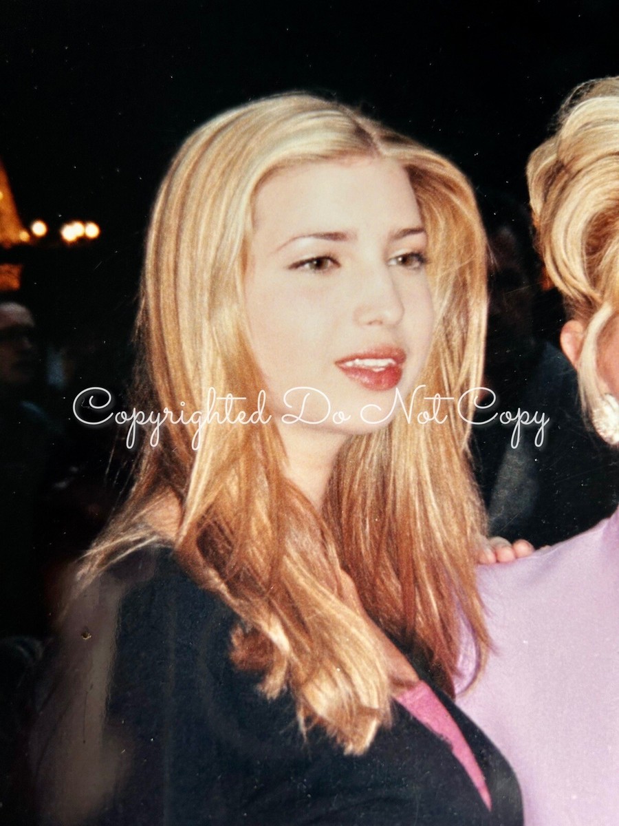 XXX Rare Young Ivanka Trump & Ivana With Full Name Signed Photograph With  COA | eBay