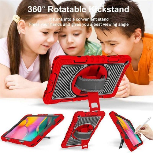 Robuste Stand Hard Case Hülle für Samsung Tab A7 A8 A9 S6 S7 S8 S9 FE Plus S10 - Bild 5 von 73