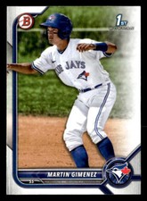2022 Bowman #BP-97 Martin Gimenez Prospects Card Toronto Blue Jays