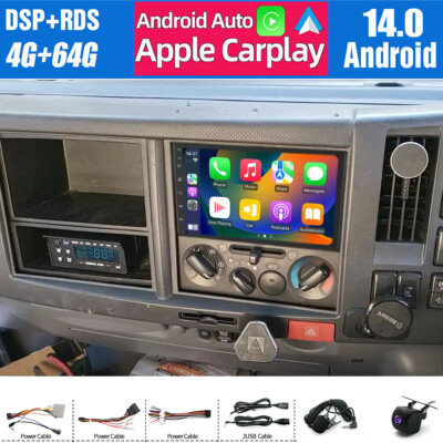 For Isuzu N Series (NNR/NPR/NPS/NQR) Radio Car Head UnitCarplay & Android Auto
