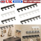New 3 To 7 Hooks Key Coat Clothes Door Holder Rack Hook Wall Mounted Hanger