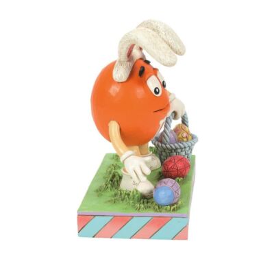 Jim Shore M&M'S Orange M&M On Easter Egg Hunt Figurine 6014813 | eBay