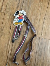 Vintage Kids Disney Suspenders Mickey Mouse