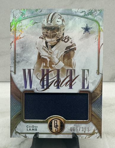 2024 Gold Standard, CEEDEE LAMB /299 "White Gold" - DALLAS COWBOYS