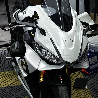 Front Lip Wind Wing Cover Cone Aerodynamics Fairing Winglets For Aprilia RS660 H