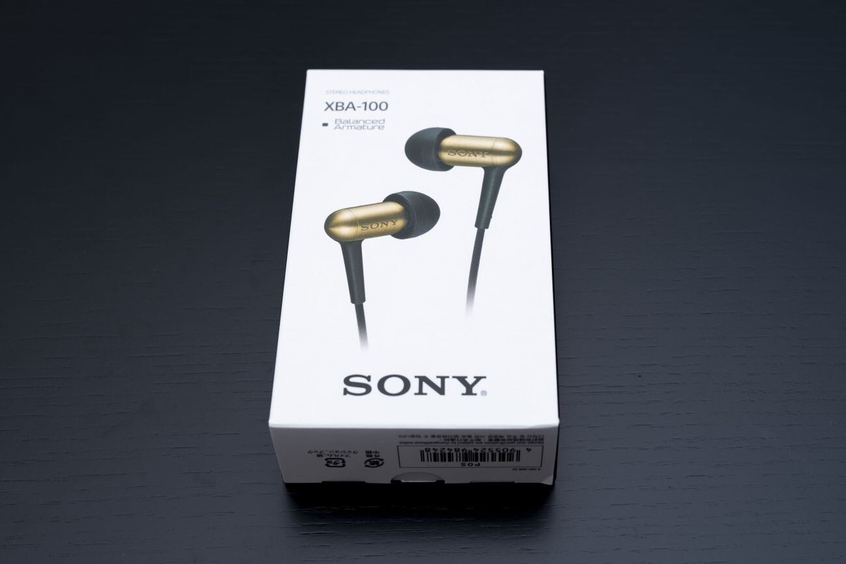 NEW Sony Balanced Armature Brass Housing Headphones XBA-100 105dB