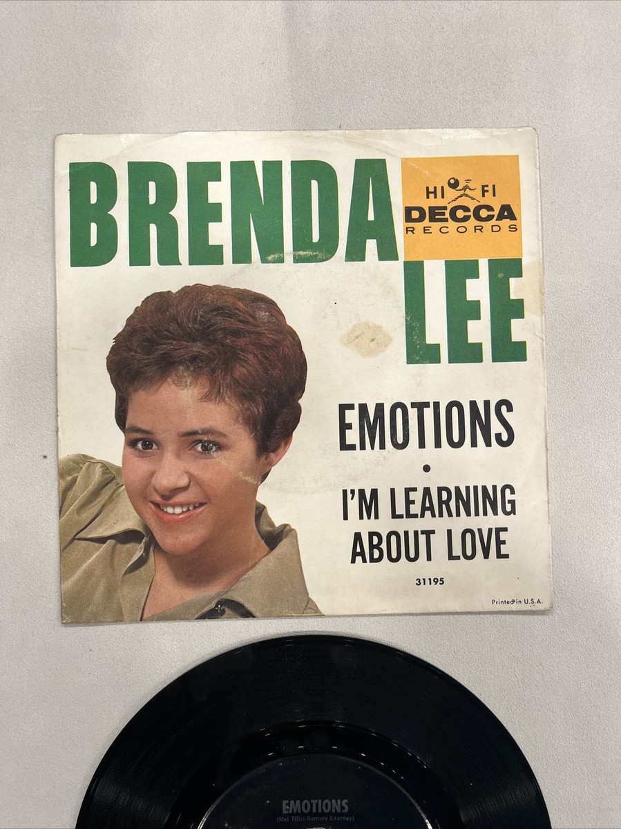 Brenda Lee - Emotions - I'm Learning About Love - Pic Sleeve 45