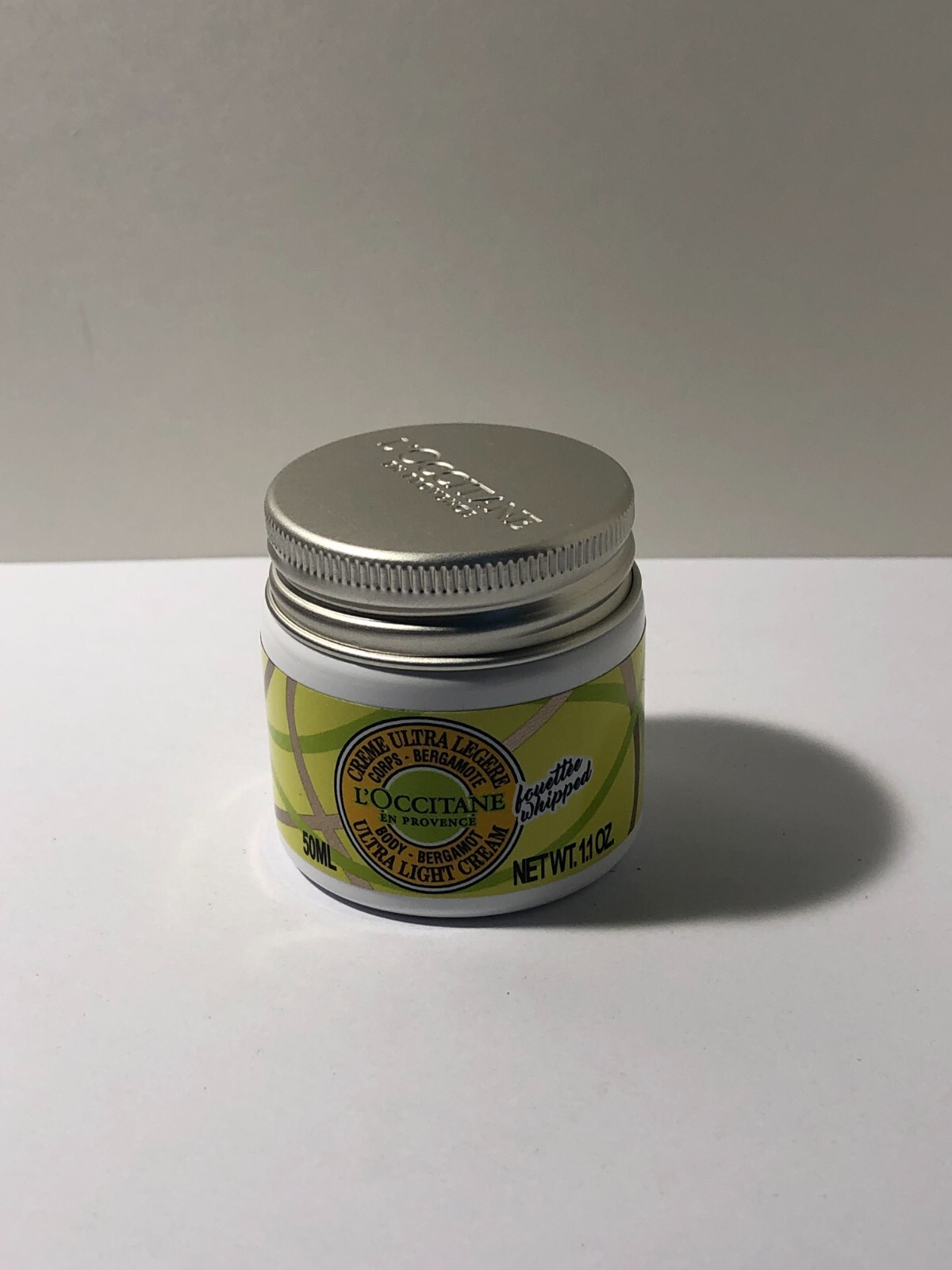 L'Occitane En Provence BERGAMOT Ultra Light Body Cream 50ml/1.1oz (New
