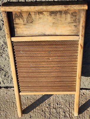 Maid Rite Wash Board No 2062 Columbus Washboard Vintage | eBay