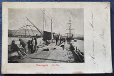 VIAREGGIO PONTILE ANIMATA - LUCCA - VIAGGIATA INIZI 900 - 3780