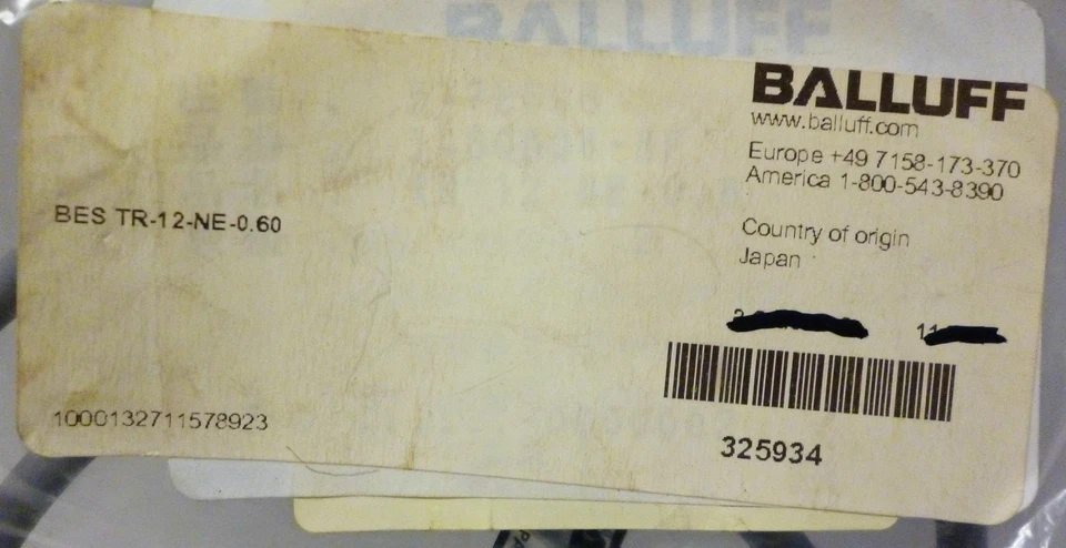 Balluff BES TR 12-NE-0.6 Proximity Sensor - Image 3 of 3