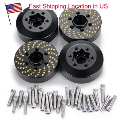 FLYXM Brass Weights 9mm Wheel Hex Hub for 1/10 RC Crawler 1.9'' 2.2'' Wheels Rim