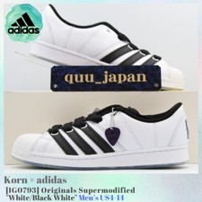 Korn adidas Originals Supermodified White/Black White IG0793 Men's US4-14 NEW