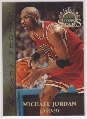 1996 MICHAEL JORDAN - Topps Stars GOLDEN SEASON Basketball Card