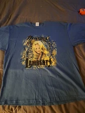 Miranda Lambert BlueT-Shirt Short Sleeve Crew Neck Concert Country Music 2XL