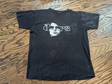 Vintage The Doors Jim Morrison Sunglasses SHIRT XL Rock Distresssed