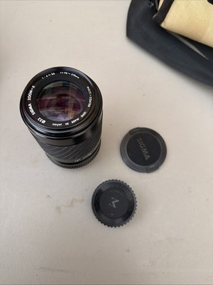 Canon Sigma Zoom-K 70-210mm f4-5.6 EF-M-Mount Camera Lens-   Tested Great