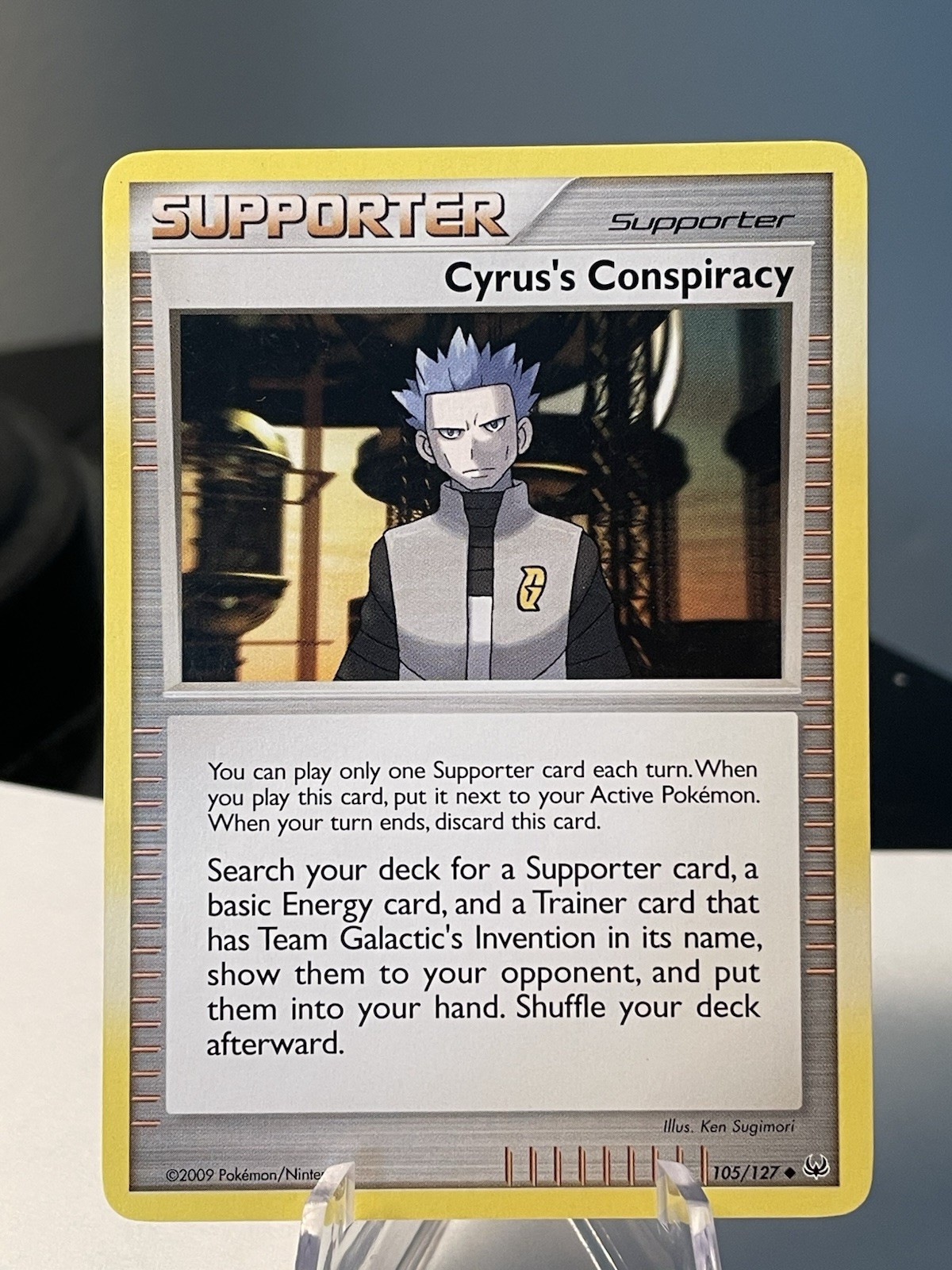 Pokemon CYRUS'S CONSPIRACY 105/127 Uncommon (2009 Platinum) LP