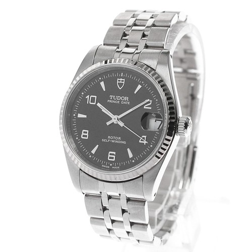 TUDOR Prince Date 72034 black Dial Automatic Boy's Watch_753428 - Picture 2 of 6