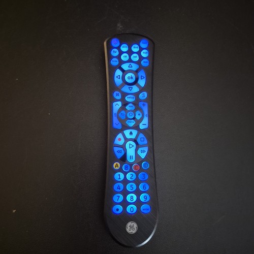 GE Black 8 Device Backlit Universal Remote Control