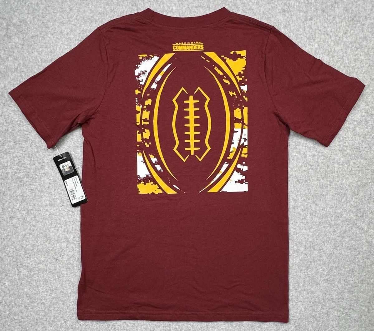 Washington Commanders T-Shirt Men’s L Red Football Cotton Style NFL Team  Apparel