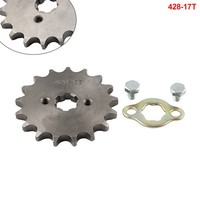 428 Chain 17mm 17T Front Sprocket For 110CC 125CC ATV Pit Dirt Quad Bike