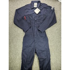 NEW Lakeland FR Coveralls Mens Medium Navy Blue Flame Resistant Arc Rated NWT