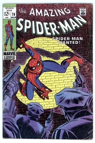 Amazing Spider-Man #70 1969 (VG 4.0)(Writing on Cover)