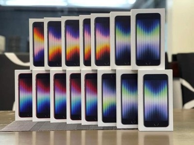 New Sealed Apple iPhone SE 3rd Gen 2022 Factory Unlocked 2 YEAR WARRANTY US SHIP
