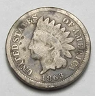 1863 INDIAN HEAD CENT NICE TOUGHER COIN!!!!(A2)