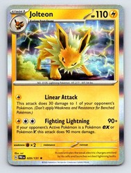 Jolteon 029/131 Holo Rare Prismatic Evolutions