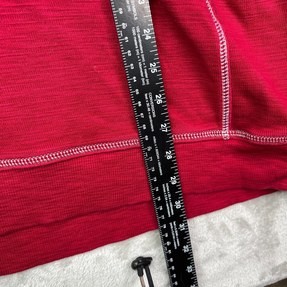 Tommy Bahama Sudadera Para Hombres 3XL Roja Bahía de Tobago Media Cremallera Preppy Golf Manga Larga Foto 4 de 4