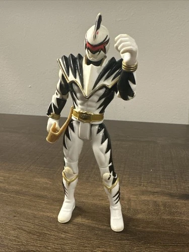 Power Rangers Dino Thunder White Ranger 6" Figure 2003 VTG Action Figure G4