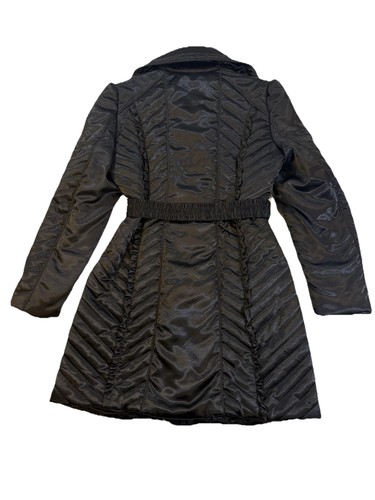 Chaqueta Abrigo Puffer Black House Black Market Negra de Encaje Mediana - Imagen 7 de 12