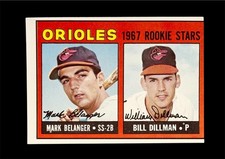 1967 Topps Orioles Rookies (Mark Bellanger/Bill Dillman) #558 Hi # NM/MT  SP