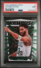 2023 PANINI DONRUSS OPTIC MY HOUSE #7 JAYSON TATUM PSA 9