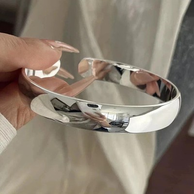 EDLES Manschetten Armband 925 SILBER Armkette OFFENER ARMREIF massiv Armzange