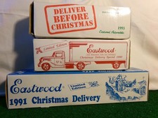 ERTL 3 Eastwood 1990 1991 1993 Christmas Delivery Semi Tractor Trailer Trucks