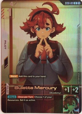 Gundam Card Game Suletta Mercury New Type Challenge PR Promo