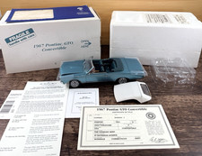 Danbury Mint 1967 Pontiac Gto Convertible Gulf Turquoise 124 W Coa See Photos Danbury Mint 1967 Pontiac Gto Convertible Gulf Turquoise 124 W Coa See Photos