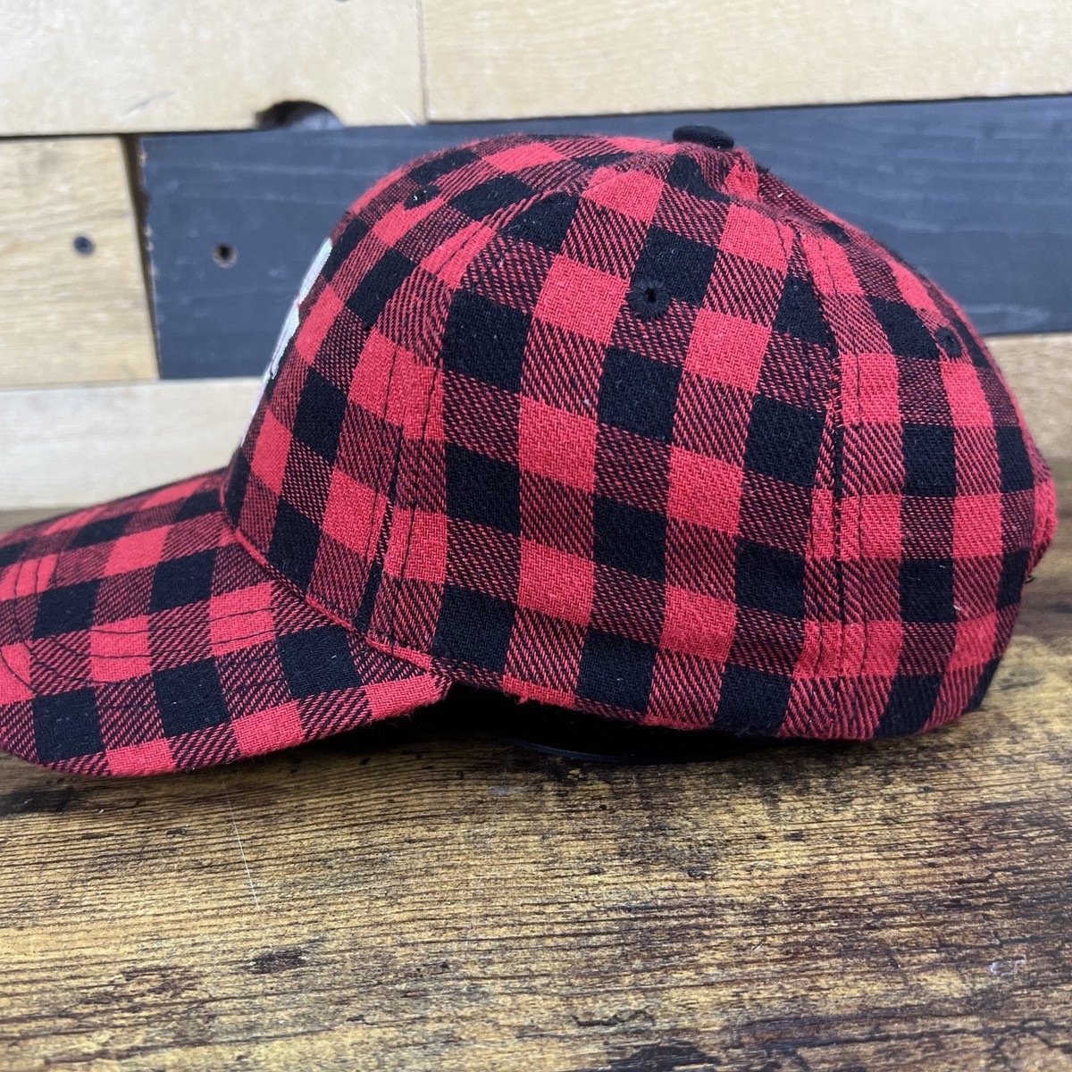 Bud Light Seltzer Plaid Trucker Snapback Hat Baseball Cap View 2